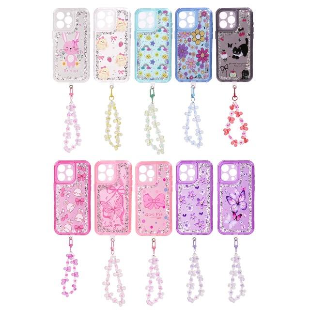 Wholesale TPU PC Shockproof Mobile Phone Cases for All Types of Phone Cover with Chain for iPhone 17 Accesorios Para Celulares