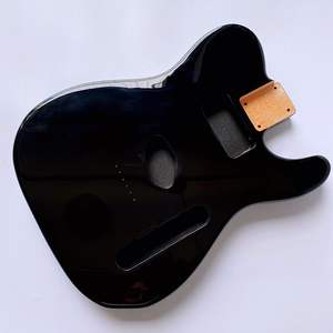 Cuerpo de Guitarra TL de Madera de Tilo Negra Terminada al por Mayor para Kits Personalizados Hechos a Mano - Product Image 6