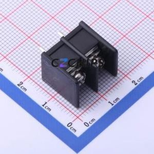 DG25C-B-02P-13-00A(H) Barrier Terminal Block Through hole Component (THT),P=7.62mm Connector Two Sides 7.62mm 1x2P Straight Pin - Product Image 2
