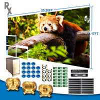 Panneau LED RX P1.25 P2.5 Ultra 4K, mur vidéo LED intérieur, affichage publicitaire personnalisé avec garantie de 5 ans