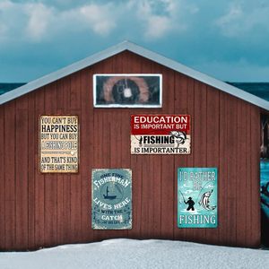 Dấu hiệu kim loại đánh cá, làm bằng nhôm chống gỉ, chống phai và bền, thích hợp cho biển và ven sông - Product Image 6