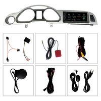 8 + 128G Android 13 Système 4G SIM Voiture Vidéo Multimédia Radio Lecteur Tableau de Bord GPS Navigation Pour Audi A6L 2005-2009