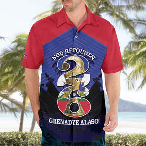Maglia della Cultura Tifoseria della Nazionale di Calcio di Haiti, Camicia Casual da Uomo con Stampa della Nazionale di Calcio di Haiti - Product Image 3