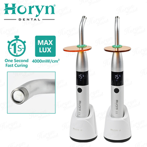 Lampada dentaria LED Curing luce Cordless in metallo testa 1S polimerizzazione 3 modalità pavimento attrezzature per odontoiatria - Product Image 1