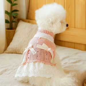Collier pour animaux de compagnie PETCIRCLE, vêtements pour chiens, jupes en laine confortables et chaudes de style féminin pour l'automne et l'hiver, articles pour animaux de compagnie. - Product Image 3