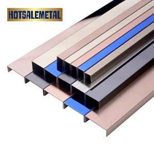 Bande décorative en céramique dorée en forme de U pour carreaux muraux intérieurs - Étanche et résistante à l'usure pour la décoration intérieure - Grande Vente - Product Image 6