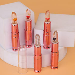 2024 Nuevos Productos veganos nutritivos miel orgánica cera de abejas aceite de labios que cambia de Color sabor a gelatina bálsamo labial hidratante de larga duración - Product Image 1