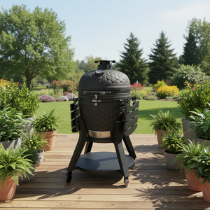 Ahumador Kamado de Cerámica de 22 Pulgadas con Acabado Mate, Tendencia 2026, Parrilla de Carbón para Exteriores, <span class=keywords><strong>Asador</strong></span> de Carbón, Cocina para Barbacoa - Product Image 1
