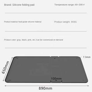 Almohadillas de orina de silicona <span class=keywords><strong>para</strong></span> <span class=keywords><strong>perros</strong></span>, plegables, modernas, ecológicas, fáciles de limpiar, diseño rectangular <span class=keywords><strong>para</strong></span> el cuidado de mascotas, sala de estar y uso al aire libre - Product Image 6