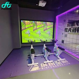 Simulateur de cyclisme virtuel d'intérieur, vélo d'exercice interactif AR, cadre en métal, pour centres de divertissement, divertissement garanti - Product Image 2