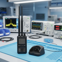 Scanner de fréquence large bande professionnel portable 300 MHz-6 GHz pour la détection de signaux de drones FPV longue portée