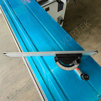 Scie à table horizontale de précision Vortek MJ3200, coupe à 45/90 degrés, longueur de table de 3200 mm, scie à panneaux de bois, 5,5 kW