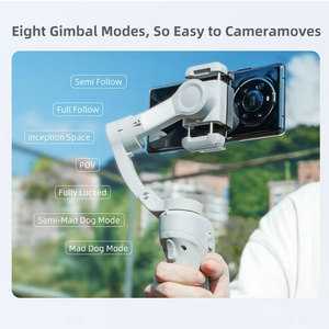 Stabilisateur de cardan <span class=keywords><strong>motorisé</strong></span>, support de téléphone intelligent AI, suivi automatique du visage, cardan automatique, capteur de caméra 360°, bâton de selfie, <span class=keywords><strong>trépied</strong></span> - Product Image 6