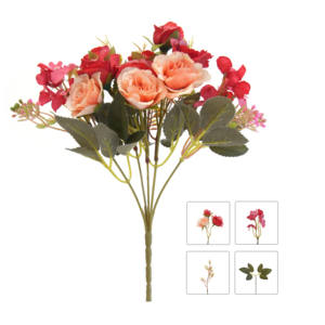 باقة زهور اصطناعية بيضاء من ماريه الكوبية للتخرج وحفلات الهالونيا مصنع بالجملة لحفلات الزفاف للاستخدام المنزلي - Product Image 4