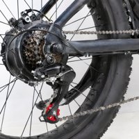 Vélo électrique 750W 48V 15AH Noir Pneus larges 20x4.0 Design discret Double suspension Prêt pour les balades nocturnes