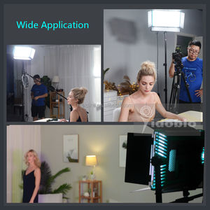 Vente en gros d'usine Panneau LED 200W pour TikTok <span class=keywords><strong>YouTube</strong></span> <span class=keywords><strong>Jeu</strong></span> en direct Éclairage vidéo Éclairage photographique - Product Image 3