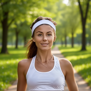 4 Diademas Deportivas Elásticas para Mujer, en Negro, Gris, Blanco y Rosa, para Gimnasio, Entrenamiento, Estilo Casual - Product Image 2