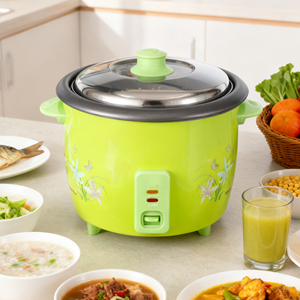 Hot Sale Nonstick Removable Inner Pot Portable Travel Electric <b>One</b> Touch White Soup Rice Cooker with Measuring <b>Cup</b> KC02005 - Product Image 1