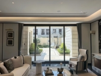 Puertas de Entrada Frontales Plegables de Vidrio Minimalistas con Certificación AAMA, Cumplen con el Código Norteamericano para Villas en EE. UU.