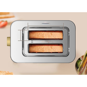 <span class=keywords><strong>Grille</strong></span>-<span class=keywords><strong>pain</strong></span> multifonction <span class=keywords><strong>vert</strong></span> menthe 2 tranches - 8 niveaux de brunissement, fentes larges, pour 1 à 2 personnes, petit-<span class=keywords><strong>d</strong></span>éjeuner à la maison, <span class=keywords><strong>pain</strong></span> grillé - Product Image 6