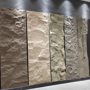Panel de Piedra de Poliuretano Ligero para Decoración Exterior, Panel de Pared de Piedra Artificial 3D de PU - Product Image 1