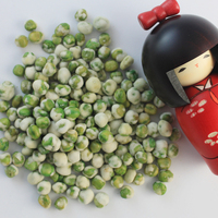 Collations japonaises en céramique, rôti à sec, cintre revêtu, pois verts, vente en gros