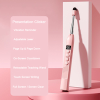 Télécommande de présentation sans fil 2,4 GHz avec portée de 10 m, pointeur laser portable pour PowerPoint