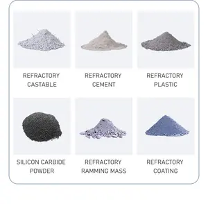 Cemento refractario Cemento de alta alúmina 1800c Cemento de horno resistente a altas temperaturas