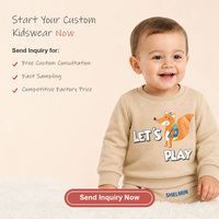Ensemble 2 pièces pour bébé : Sweat-shirt et pantalon pour garçons, en mélange de viscose, personnalisable, fabrication OEM, petite série, certification disponible