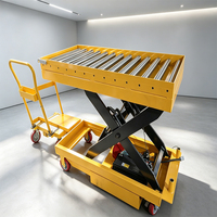 Plateforme élévatrice à ciseaux électro-hydraulique, table élévatrice à convoyeur à rouleaux, équipement de manutention et de levage, fourniture directe usine
