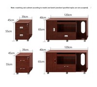 Elegante scrivania da ufficio Set tavolo unico per capi, presidenti, manager e presidenti, ideale come scrivanie esecutive