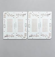 Circuit imprimé en aluminium résistant aux hautes tensions personnalisé, épaisseur 1,2 mm, cuivre 35 µm (1 oz), éclairage LED haute puissance MCPCB