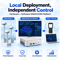 Platform Operasi ENet Node Pro GNSS CORS Pemantauan Kualitas Data Layanan Diferensial Berperingkat IP68 Multi-Stasiun Terpadu