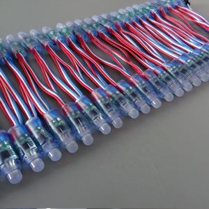 Đèn <span class=keywords><strong>Led</strong></span> Điểm Ảnh Nút Đạn 100Led <span class=keywords><strong>WS2811</strong></span> 12V 18awg RGB Thông Minh Dây Kỹ Thuật Số Đủ Màu Chống Nước IP68 - Product Image 2