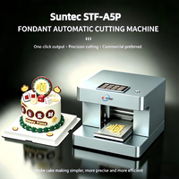Impresora Comestible de Escritorio Compacta, Impresión y Corte Todo en Uno, Papel para Obleas, Lámina de Fondant, Pantalla Táctil PLC, Impresora de Imágenes para Pasteles DIY