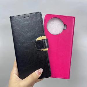 Funda de teléfono de cuero PU con tapa para Infinix Hot 40i X6528B, funda de piel con soporte magnético con tapa a la moda, cuero de Caballo loco de lujo - Product Image 5