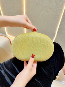 New Cross-border Socialite Texture Rhinestone Polyester Shape Women's Evening <b>Clutch</b> Bag Diamond-encrusted Tanjing - Product Image 3