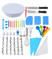 Dropshipping 66-teiliges Tortendekorations-Set mit Drehteller, Dekorationskit, Küchenzubehör-Sets, Dessert- und Kuchenbackzubehör