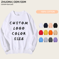 Sweat-shirt décontracté numérique personnalisé pour homme, 100 % coton de haute qualité 380 g/m², respirant, coupe ample, vente en gros, personnalisable