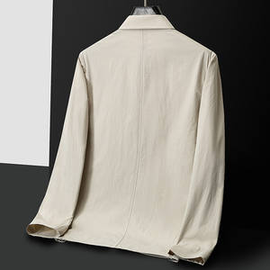 Nuovo arrivo <span class=keywords><strong>Blazer</strong></span> Casual elasticizzato <span class=keywords><strong>Slim</strong></span> per giacca estiva monopetto da <span class=keywords><strong>uomo</strong></span> leggero - Product Image 2