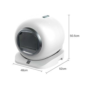 Vente en gros Vaisseau spatial Conception Grande Capacité Automatique Autonettoyant APP Télécommande Breveté Facile à Nettoyer <span class=keywords><strong>Litière</strong></span> pour Chat Pet - Product Image 1