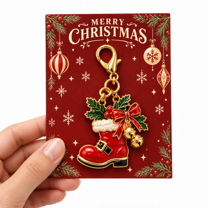 Vente en gros de porte-clés de Noël en alliage de zinc personnalisés avec votre propre logo, porte-clés promotionnels en métal émaillé dur à vendre - Product Image 5