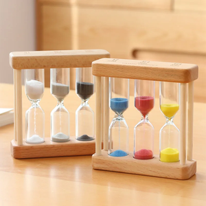Timer a Clessidra in Legno da 1/3/5 Minuti, Creativo, per Decorazione Casa, Utensili da Cucina, Regalo - Ingrosso Fabbrica - Product Image 2