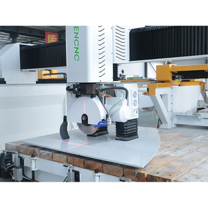 <span class=keywords><strong>Scie</strong></span> <span class=keywords><strong>à</strong></span> pont CNC <span class=keywords><strong>à</strong></span> positionnement infrarouge 5+1 axes IGOLDENCNC, découpeuse de dalles de pierre haute précision pour marbre, granit, quartz - Product Image 2