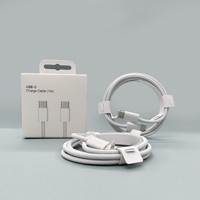 Câble PD en nylon de 3 pieds et 6 pieds en gros, câble de charge rapide USB C vers USB C 30W pour iPhone, câble de charge de type C, câble USB 20W
