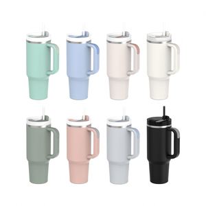 Wholesale Adventure H2.0 40oz Stainless Steel Insulated Tumbler with Straw Handle Lid 40 oz Travel Mug Handgrip Design - Product Image 1