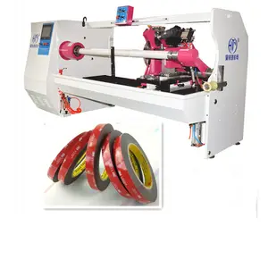 HJY-QJ01 Single Shaft Roll To Tape Cutting Machine For Sports Tape