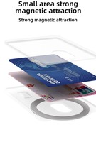 Protège-cartes magnétique puissant en PC pour cartes à collectionner, présentoir de jeu, protection transparente, support de téléphone