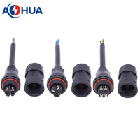 Connecteur de câble électrique étanche IP68 35A Power Over Molded M23 3 broches