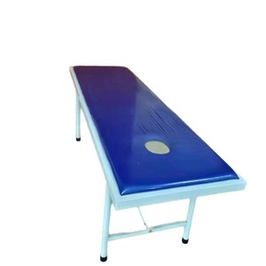 Lit de traitement pour la colonne cervicale 1900*600*680mm en acier inoxydable avec ouverture de tête, lit de diagnostic et de réadaptation hospitalier - Product Image 2